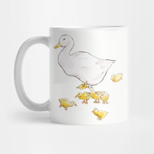 Jemina Duck with ducklings  peter rabbit Rabbit  Beatrix Potter Mug